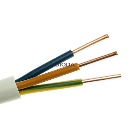 Przewód YDY 3x1,5 mm okrągły 450/750V ( 100 metrów )